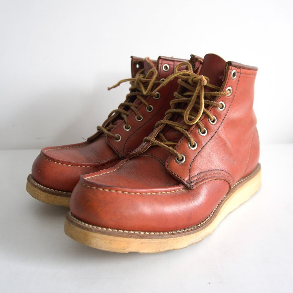 05年製】REDWING【8268/スウェードエンジニアブーツ】US7 1/2 D レッド
