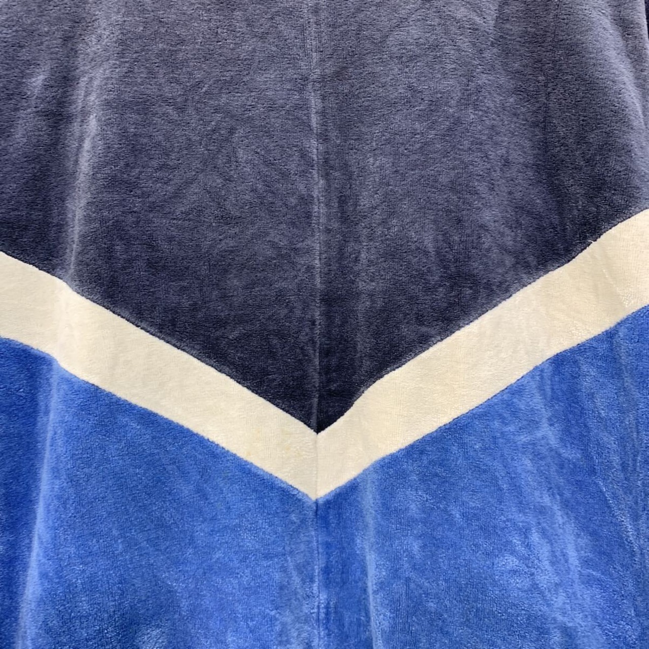 90s USA製 Pierre cardin フリース ジャージ XL ブルー ピエール 