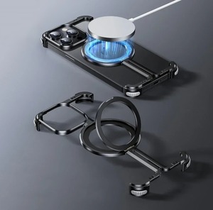 ◆iPhone16/15/14/Pro/Pro Max/Plus◆ I-Shaped Aluminum Phone Case / I-シェイプ アルミニウム スマホケース