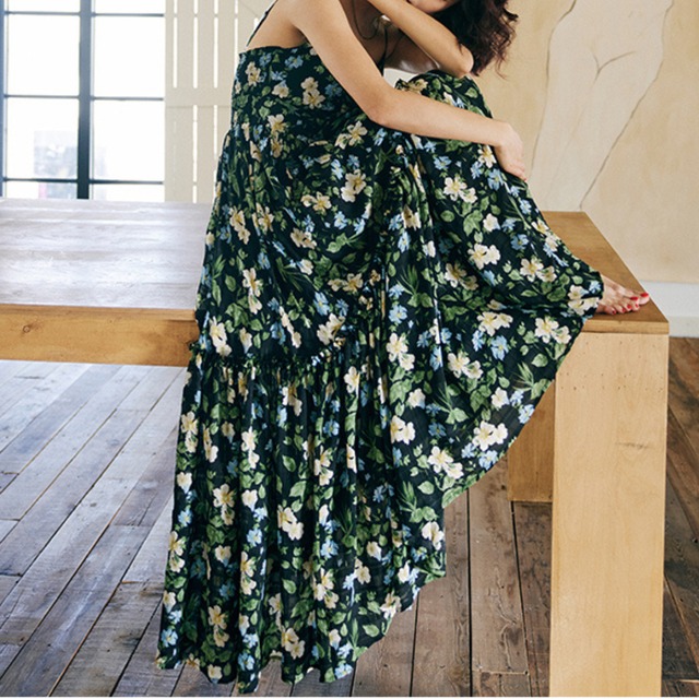 花柄キャミソールワンピース　21677