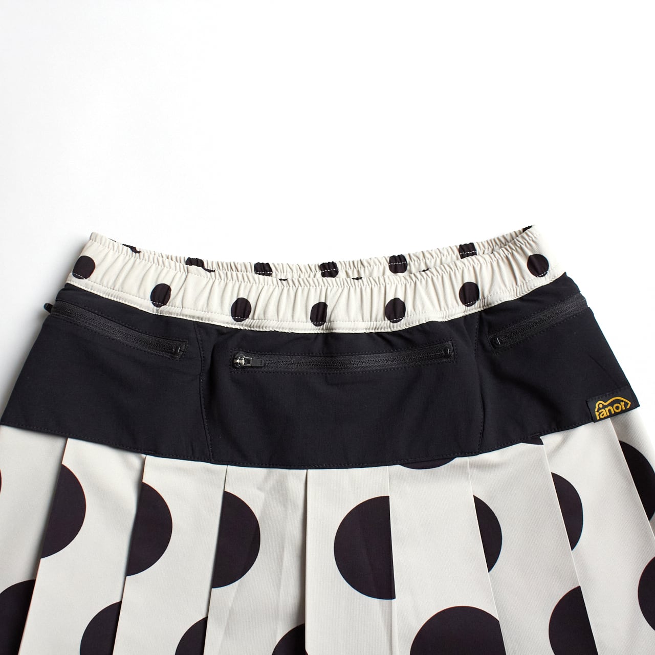 ranor（ラナー）DOT PLEATS SKIRT - CRAZY BEIGE レディース