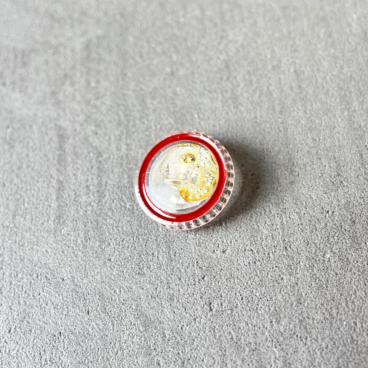 【2個セット】ラズベリー×クリアローズ 15mm・画像3