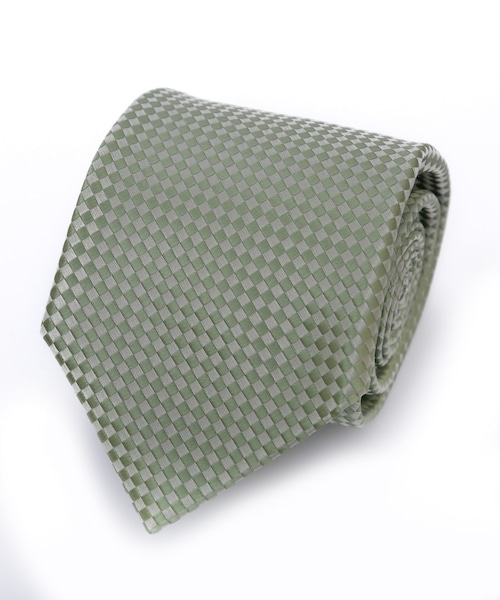 Franco Spada ( フランコスパダ ) NEW SOLID COLOR FORMAL TIE ( 大バスケット無地 )：ロイヤルライトモスグリーン