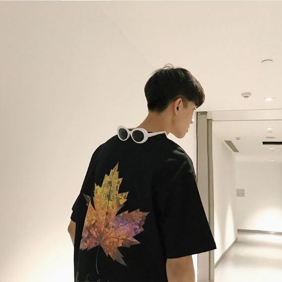 全2色 カジュアル プリント おしゃれ 半そで Tシャツ カットソー