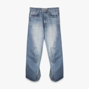 NVRFRGT 26SS 3D TWISTED WIDE LEG JEANS (VINTAGE)