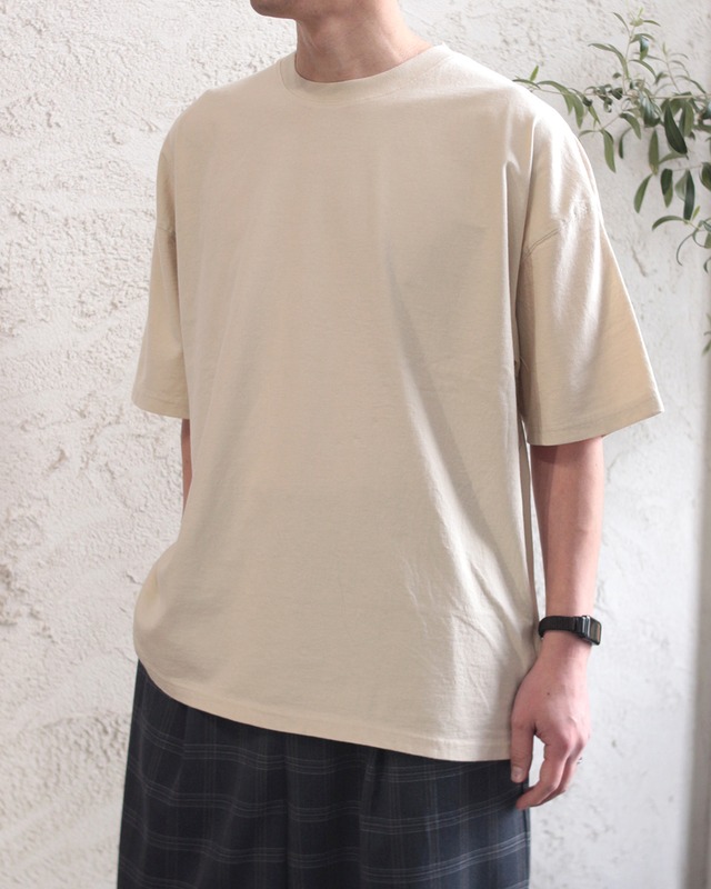 【Select】バックバンダナ貼付 ピグメントTシャツ　(12432)
