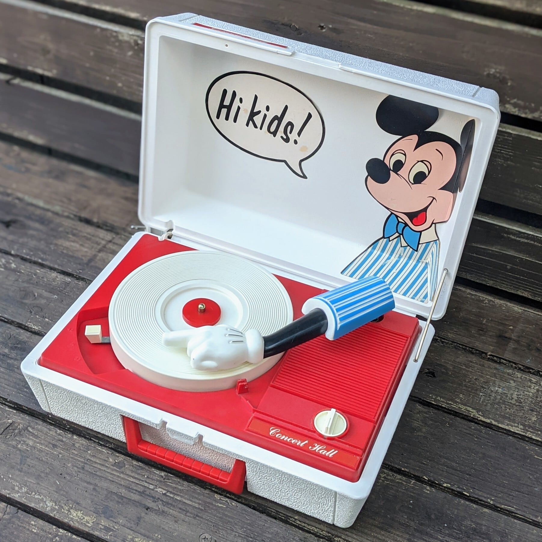 公式ショップ Disney vintage ミッキーマウス レコードプレーヤー