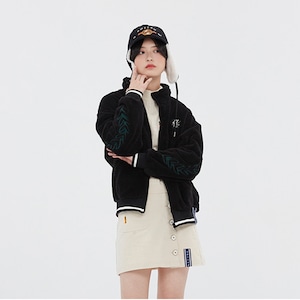 [ROMANTIC CROWN] YETI ZIP UP JACKET_BLACK 正規品 OUTER ロマンティッククラウン アウター ジャンパー ジャケット 韓国 ブランド