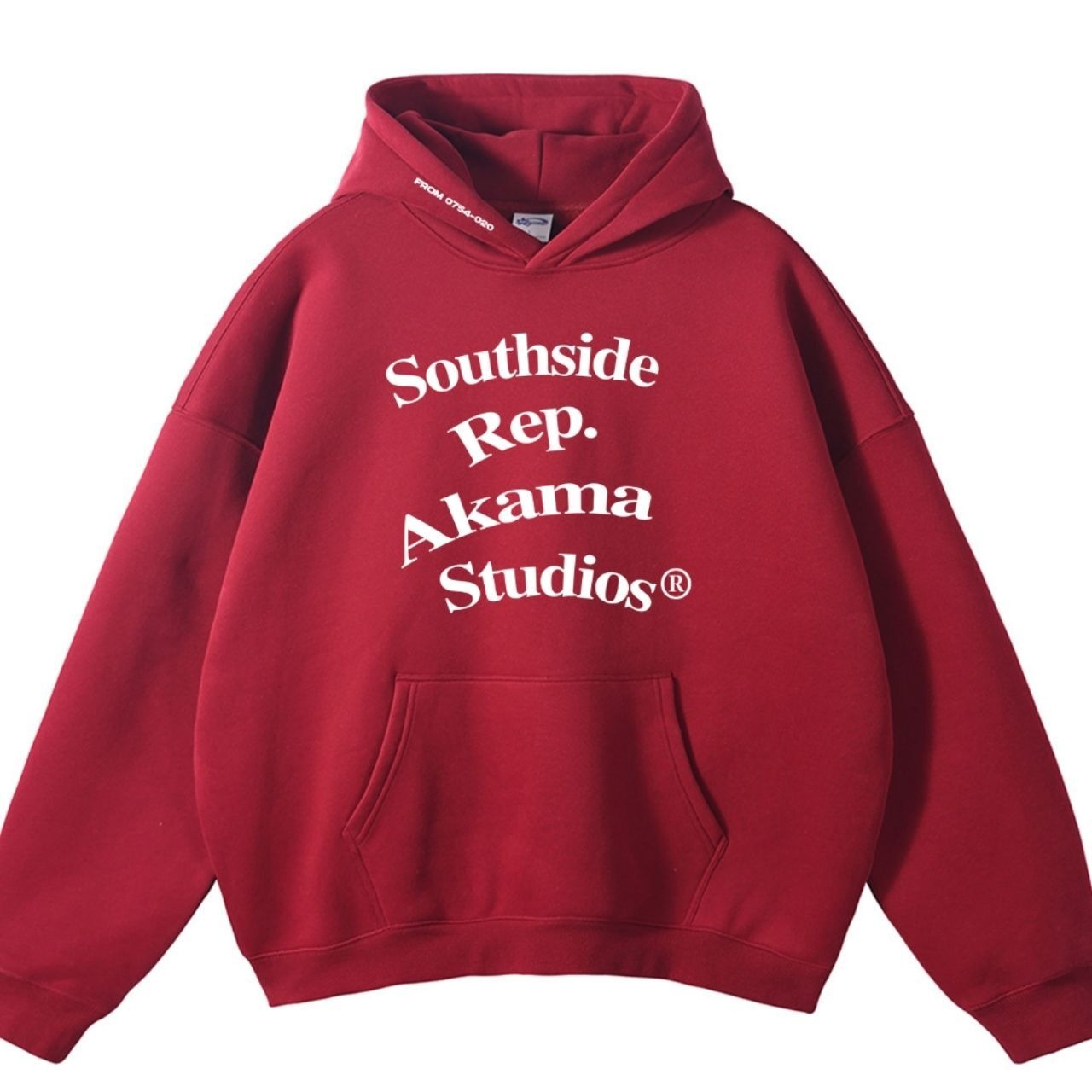 裏起毛カレッジレタープルオーバー　1086