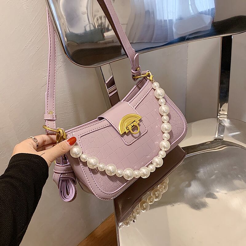 フレンチニッチバッグ女性バッグ2020ニューウェーブ夏のファッションパールショルダーメッセンジャーバッグネット赤脇バッグ Tiancai_Wing_Bag9846387