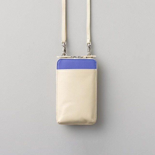 スマホショルダーバッグ | アイボリーホワイト・トワイライトアース