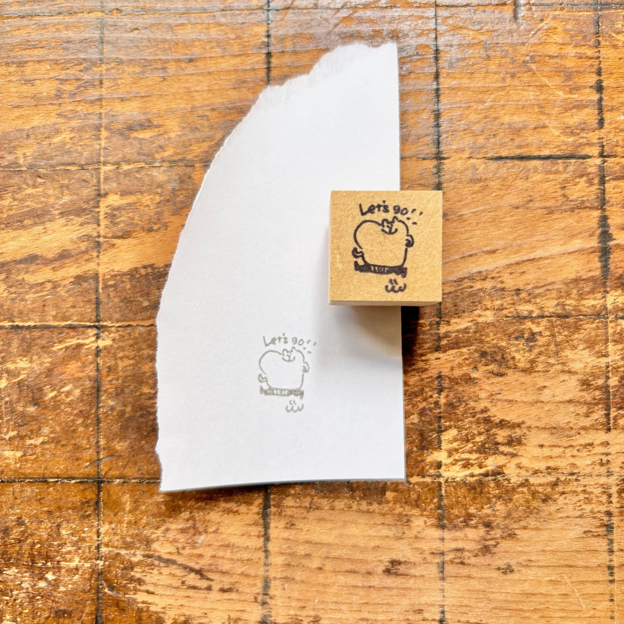 M108 spicaの庭・muuちゃんのはんこ ” Let’s go! “