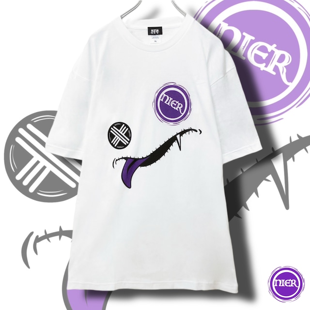 PURPLE FACE LOGO CUTSEW