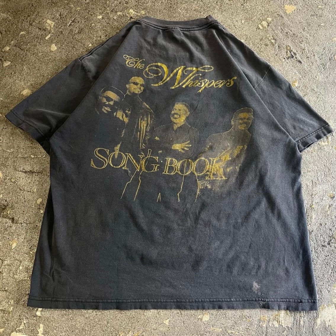 90s The Whispers "Song Book"T-shirt