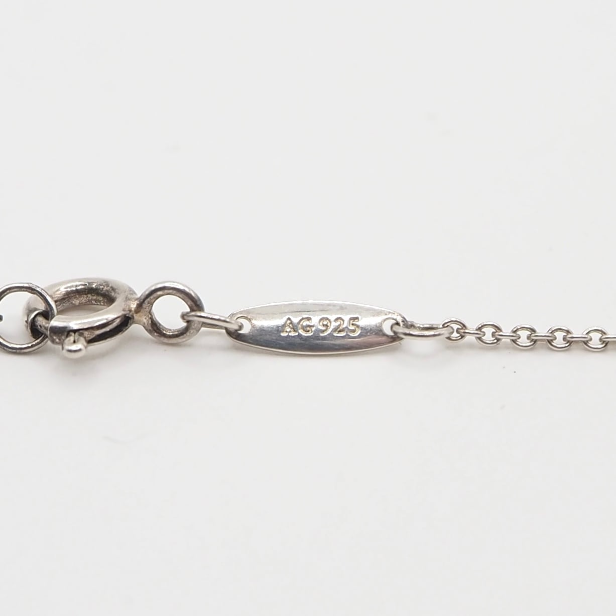 Tiffany&Co. カラー バイザヤード ネックレス アクアマリン シルバー