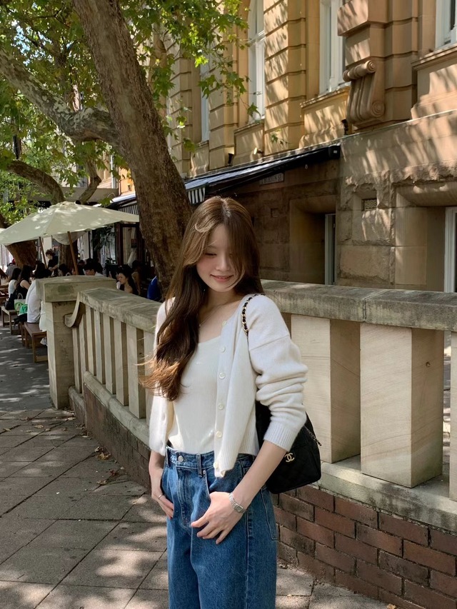 (OUNCE) muse round cardigan /2color