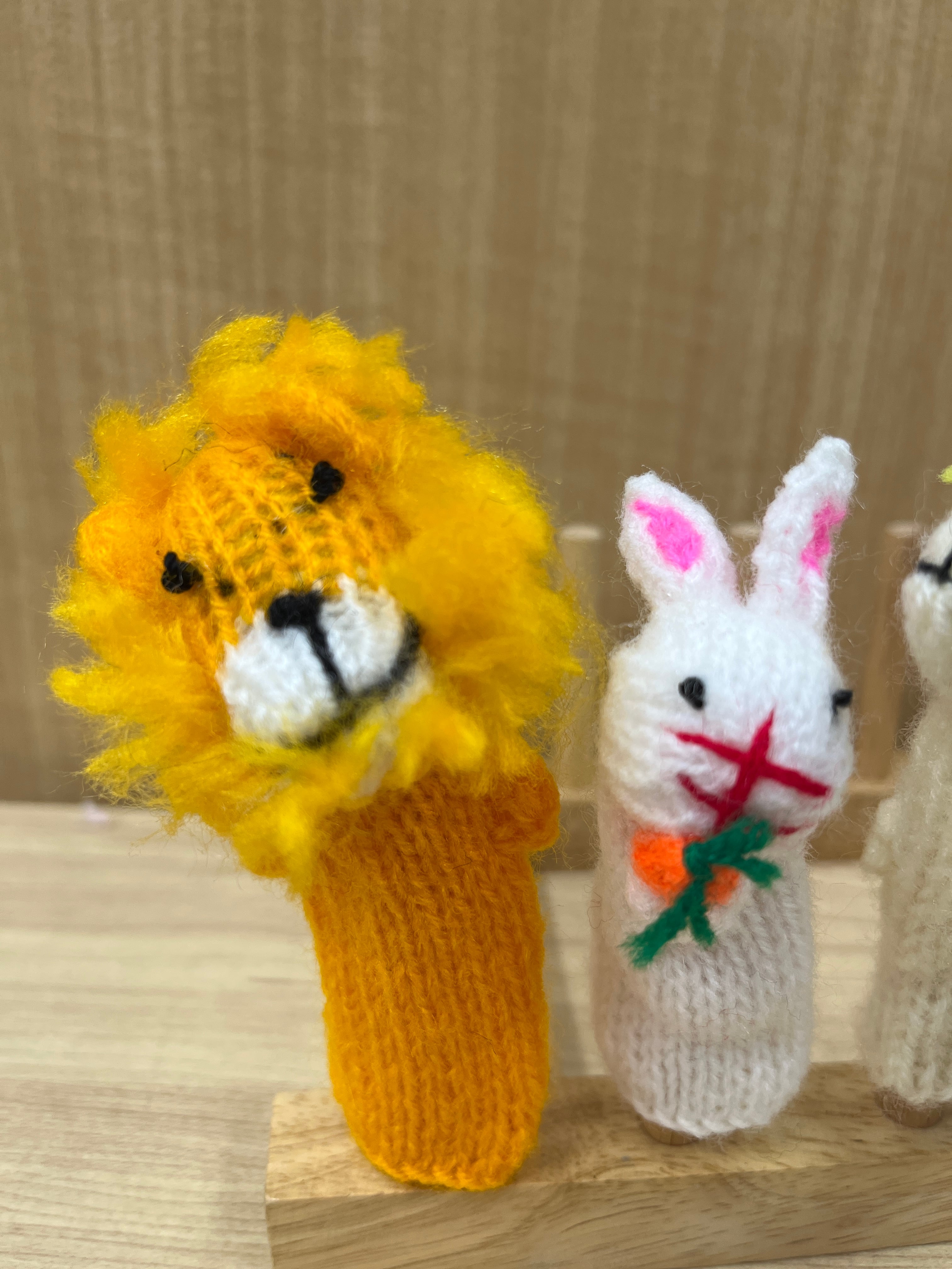 指人形 動物5個入りセット | ALPACA WORLD