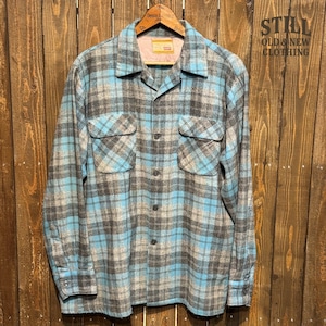 1960's VINTAGE LEVI'S  PLAID WOOL SHIRT  / 1960年代 ヴィンテージ  リーバイス チェック柄 ウールシャツ