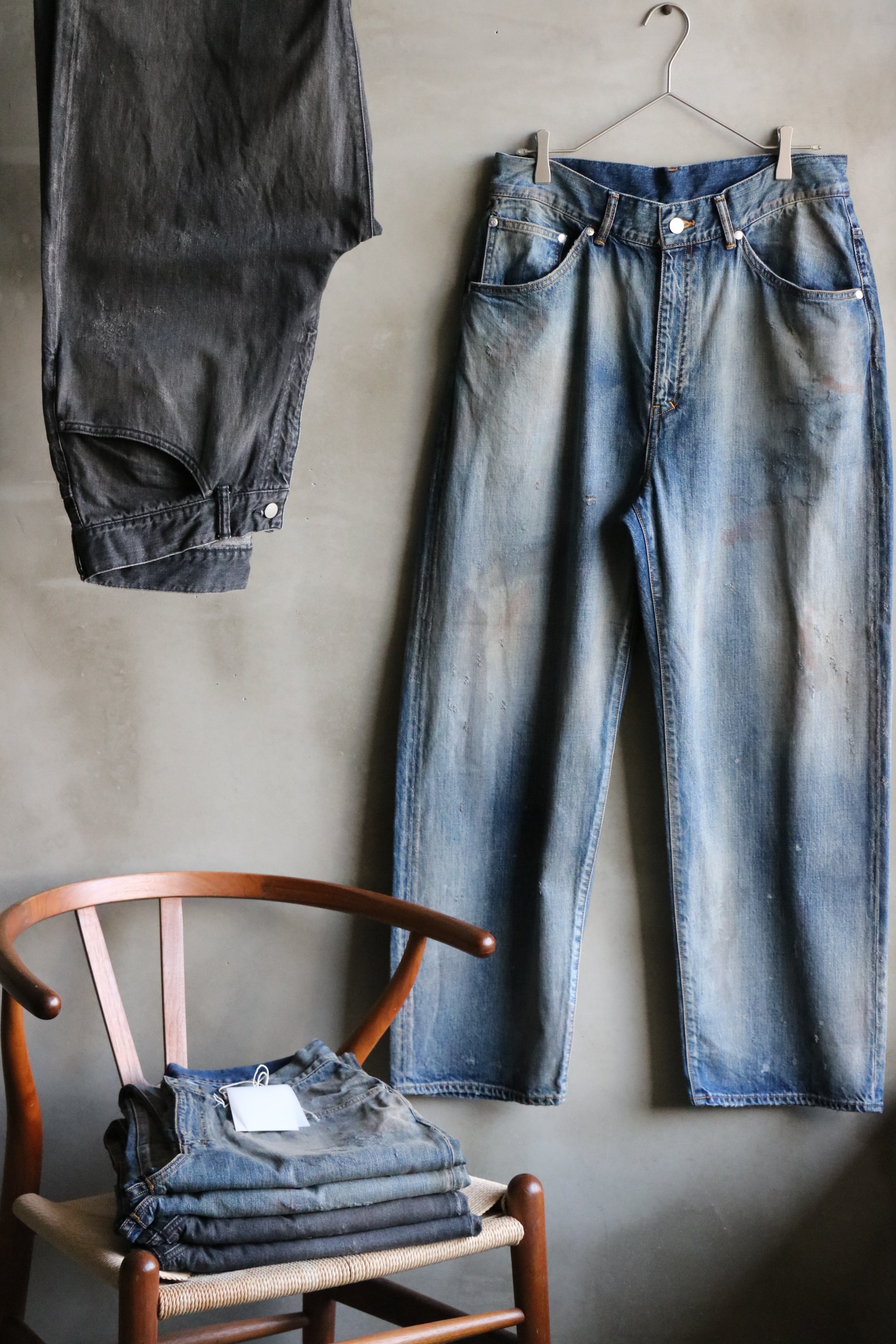 Restock!】Ancellm / TAPERED 5P DENIM PANTS / ANC-PT75 / アンセルム 