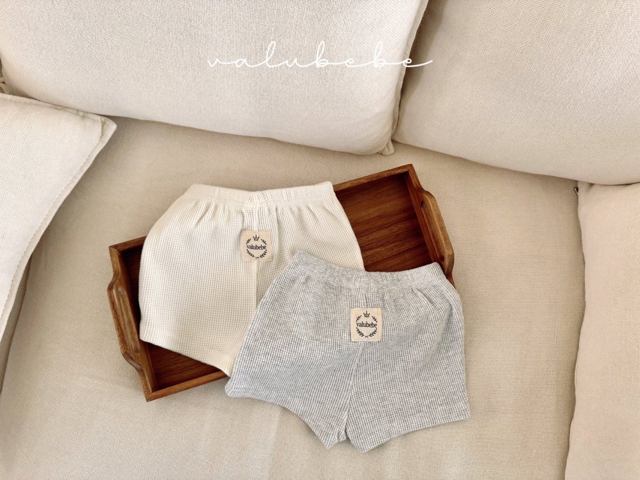 [valubebe] Croffle Waffle Pants / [벨루베베] 크로플와플팬츠