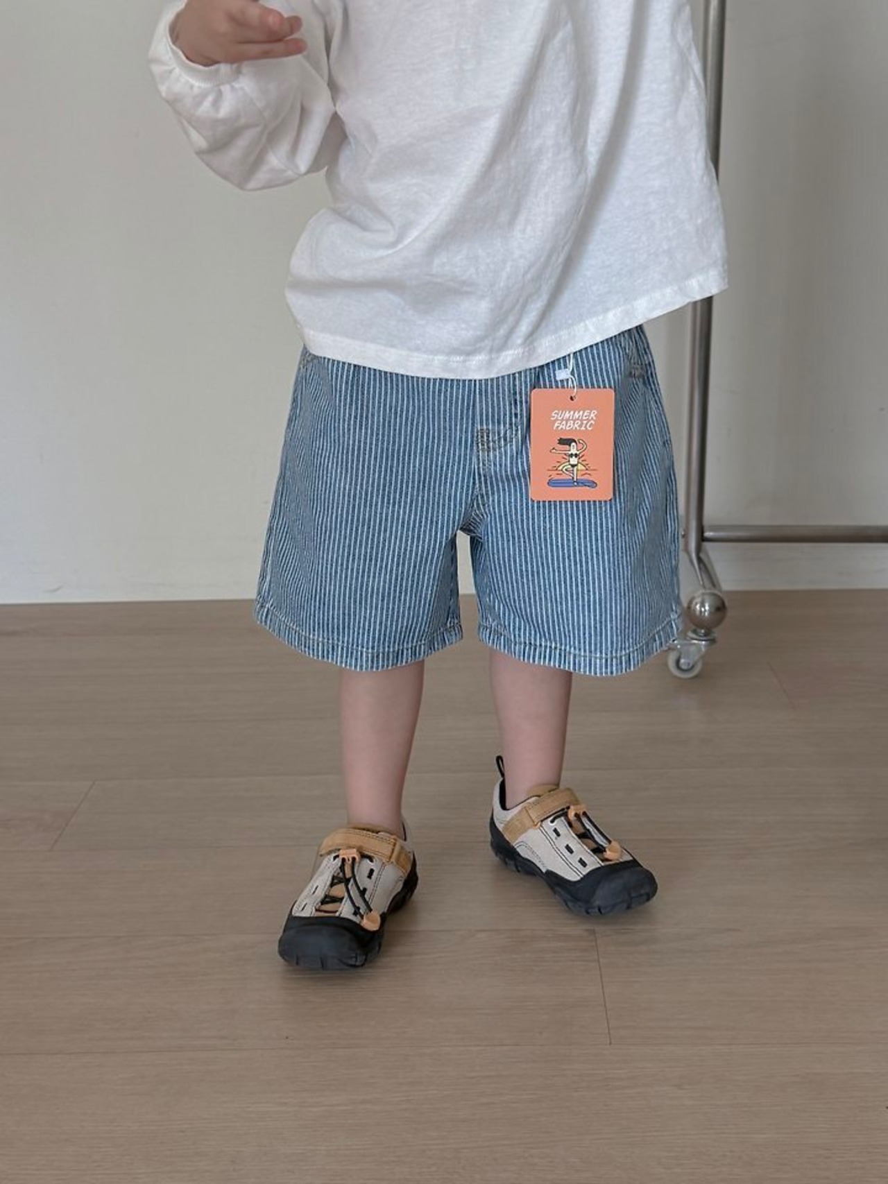 【取寄/韓国直送】Plain. 26/SM コ二ストライプデニム｜夏服｜韓国子供服