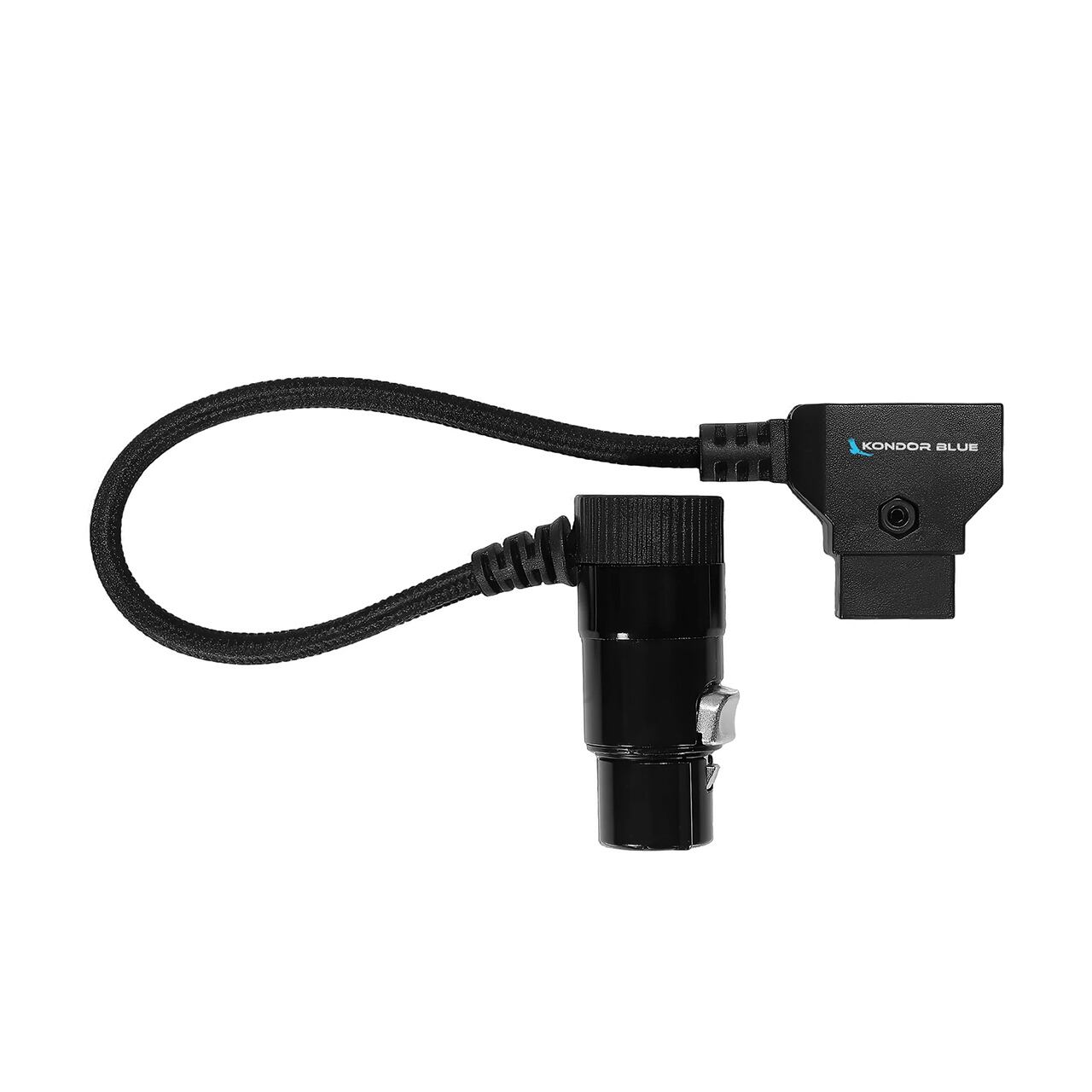 Kondor Blue D-Tap to 4 Pin XLR Female Right Angle Power Cable Sony
