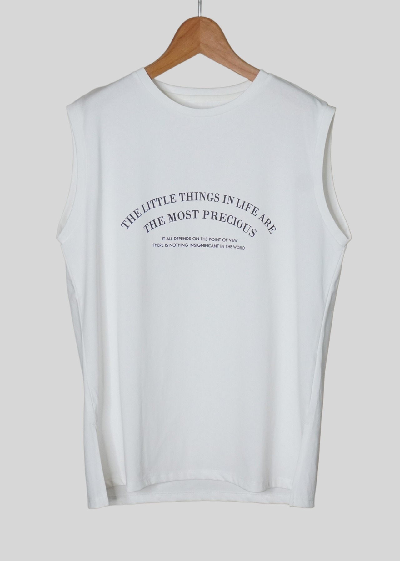 ノースリーブ　ロゴTシャツ