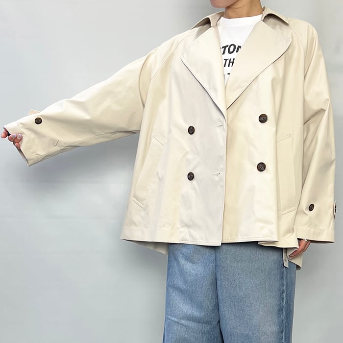 marmors マルモア raglan short trench coat 0226107019 2026春夏新作