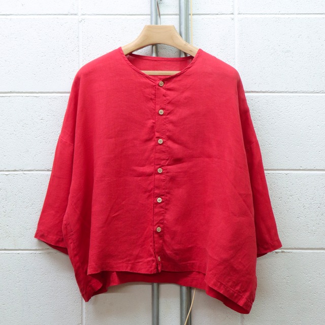【NARU FACTORY】60 FRENCH LINEN WIDE BLOUSE