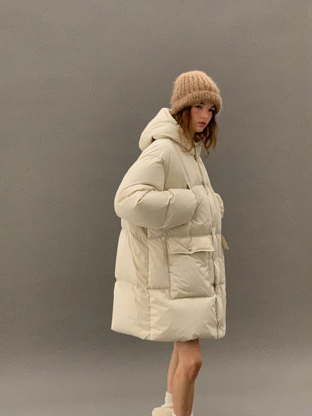 (予約) ounce / Snow long down padding 3color