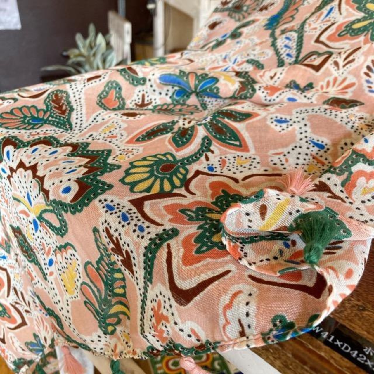 TOPANGA Accessory　ビッグショール　モザイクストライプ【メール便可】【2023新作】