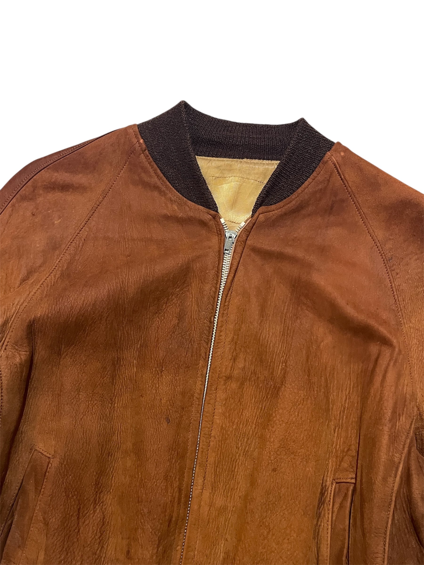 50s Nubuck Leather Sports Jacket 50年代 ヌバックレザースポーツ