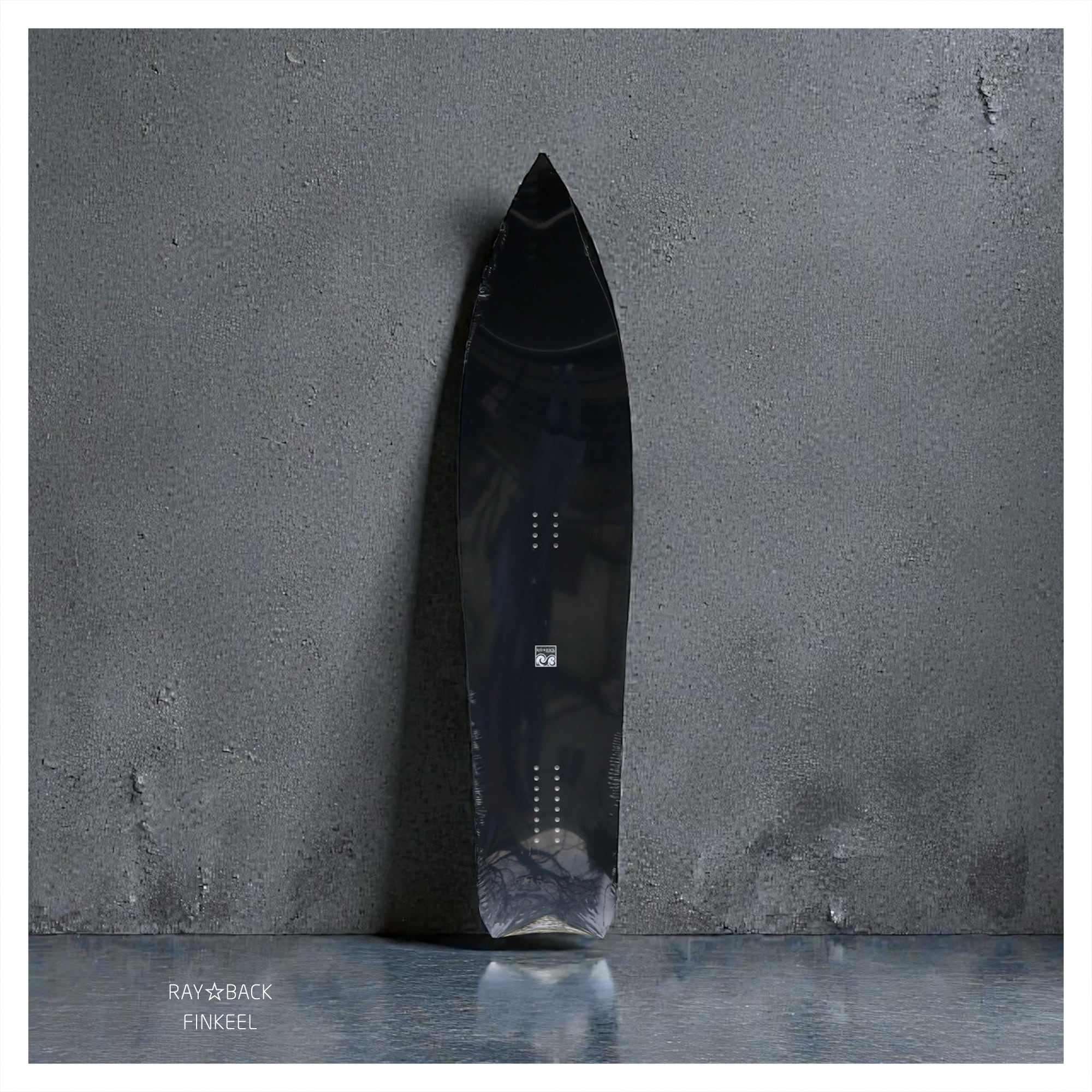 RAY☆BACK FINKEEL Black : フィンキール ウッド＋カーボンモデル