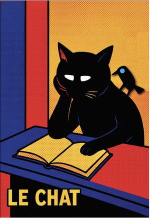 Le Chat/George Bayer「Le Chat Can Read 1/3」