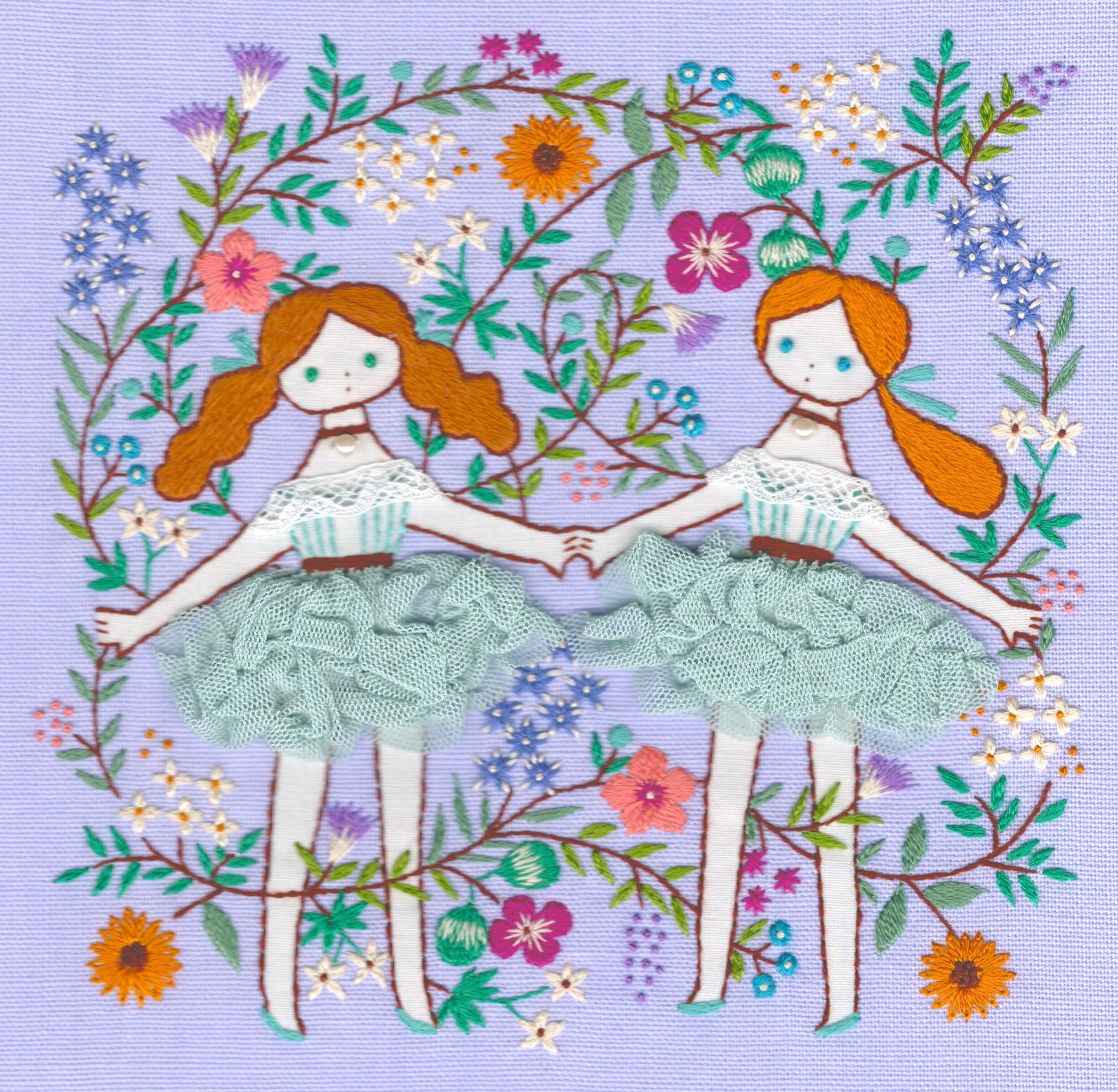 花束を贈るように気持ちを伝える刺しゅうクロスの会「Be With」
