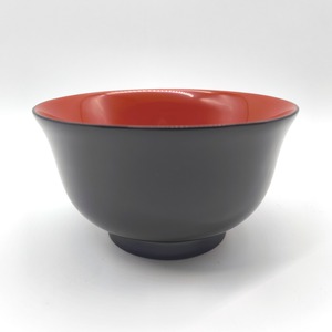 汁椀・漆器・天然木・外黒内朱・No.251123-04・梱包サイズ60