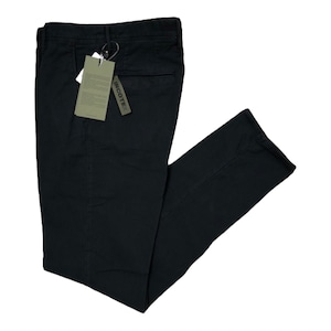 INCOTEX（インコテックス) CANVAS SWEATPANT STRETCH SLACKS"SLIM FIT"14S100-90822-990/BLACK