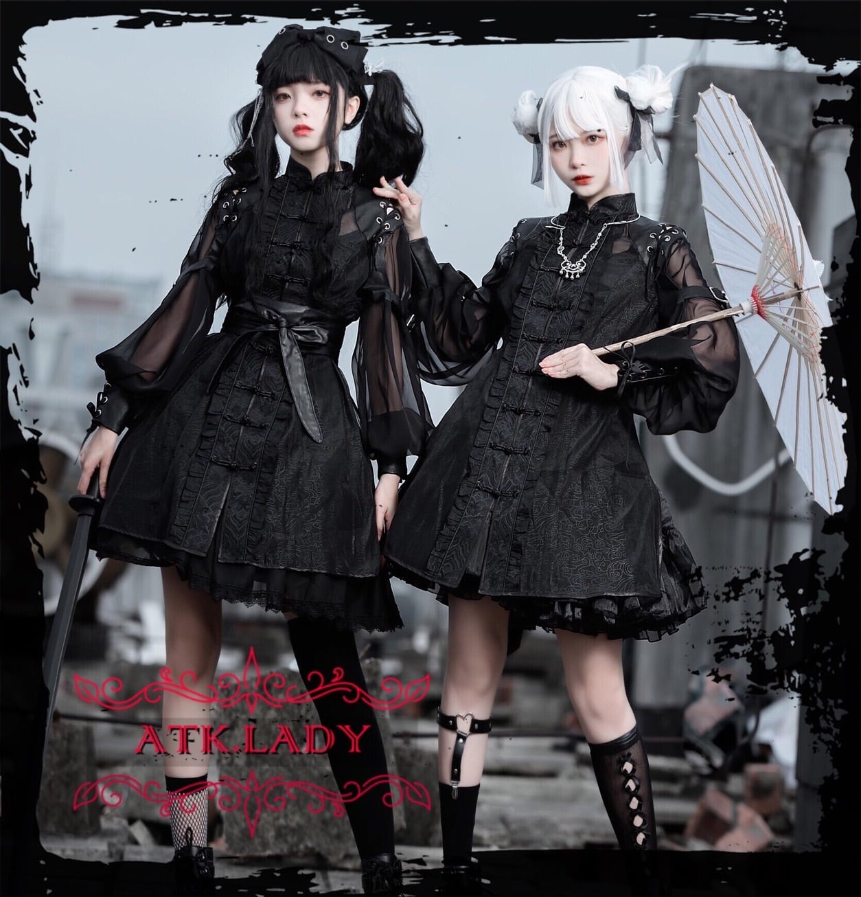 ATK.LADY】k2516 Black Rose【黒薔薇】インフルエンサー 投稿 youtube