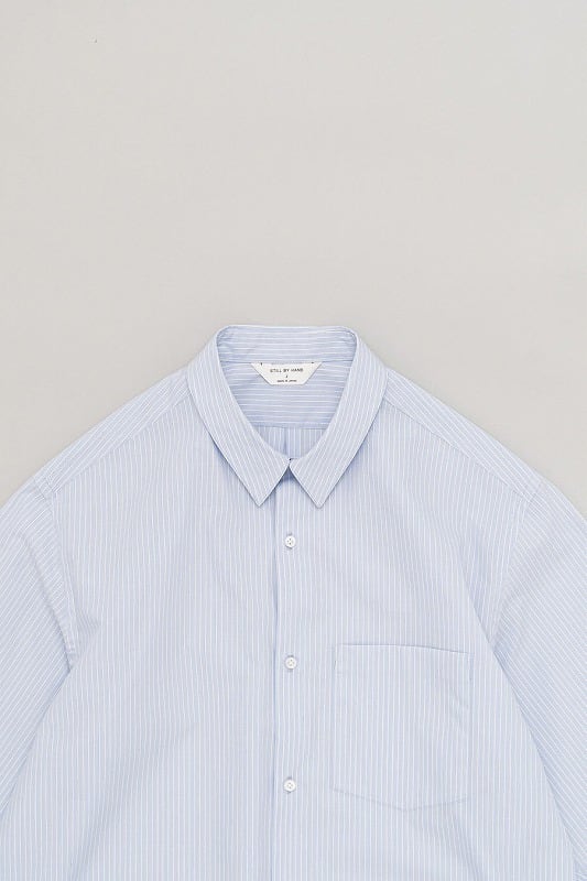STILL BY HAND / レギュラーカラーストライプシャツ