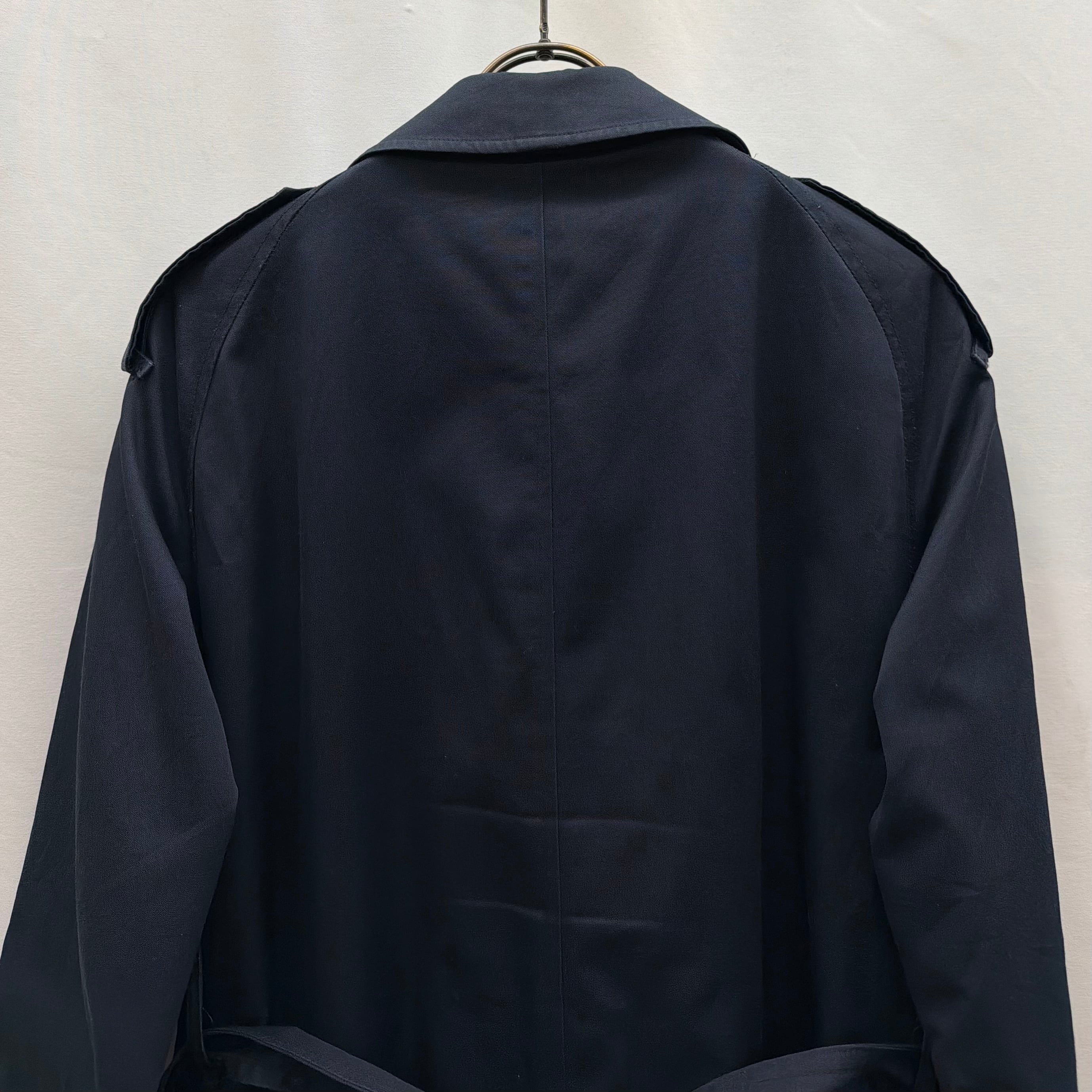 Burberrys】一枚袖 バーバリー 別注 ライダーコート ネイビー トレンチ