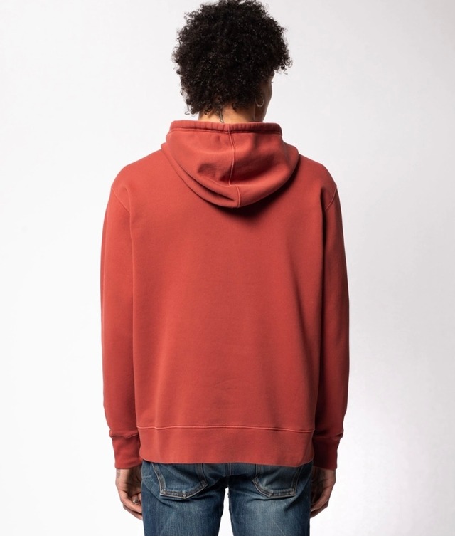 Nudie jeans ヌーディージーンズ  Frank NJCO Circle Poppy Red パーカー
