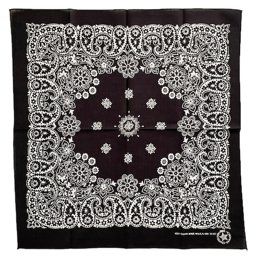 【Deadstock】レアカラー ！80~90s RN15187 ペーズリー ビンテージ バンダナ