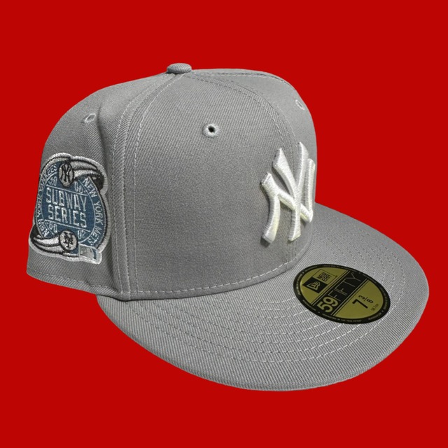 New York Yankees 2000 Subway Series New Era 59Fifty Fitted / Gray (Light Blue Brim)