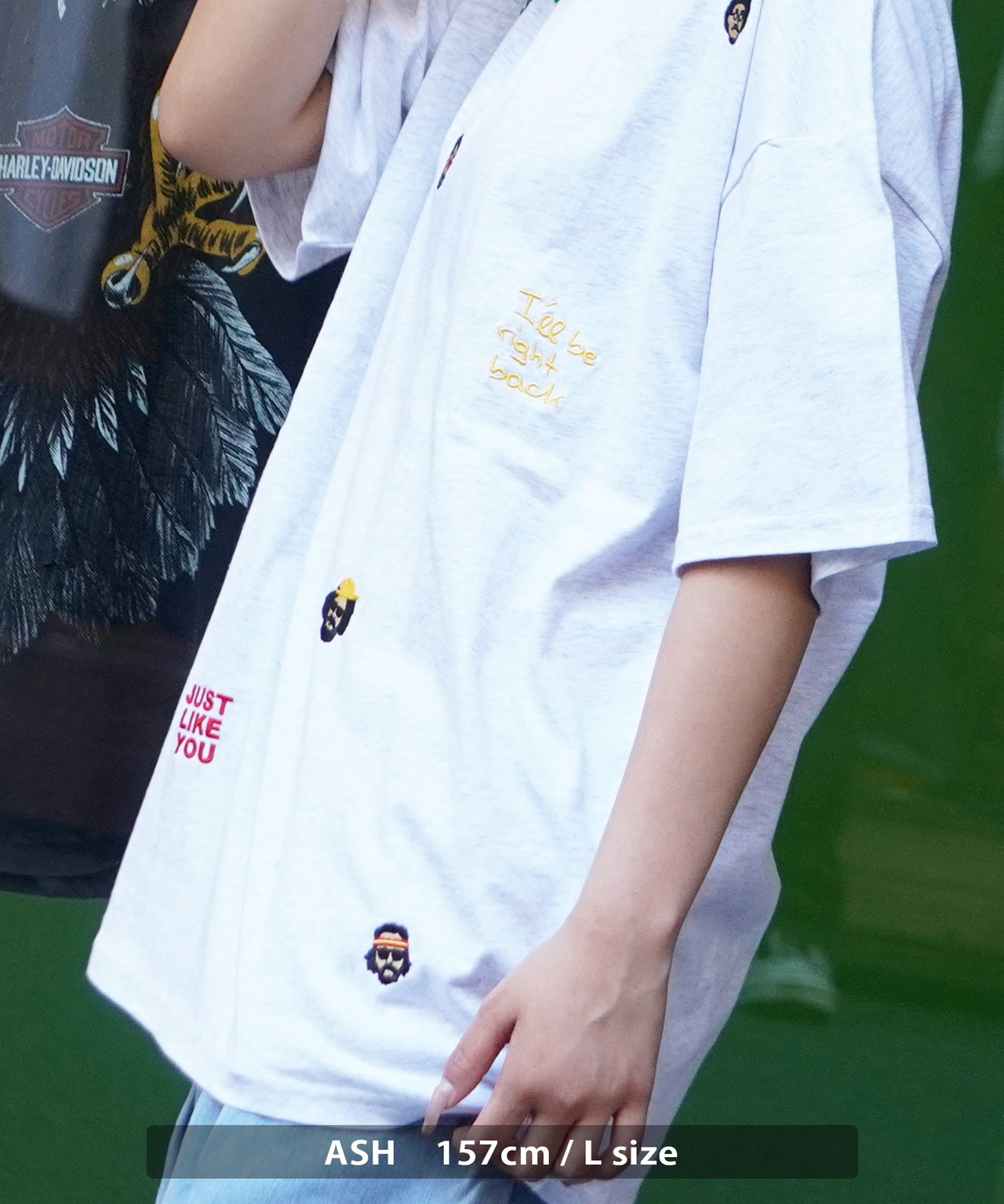 \SALE/◆飛び刺繍 ルーズTシャツ◆sb-g1263132q