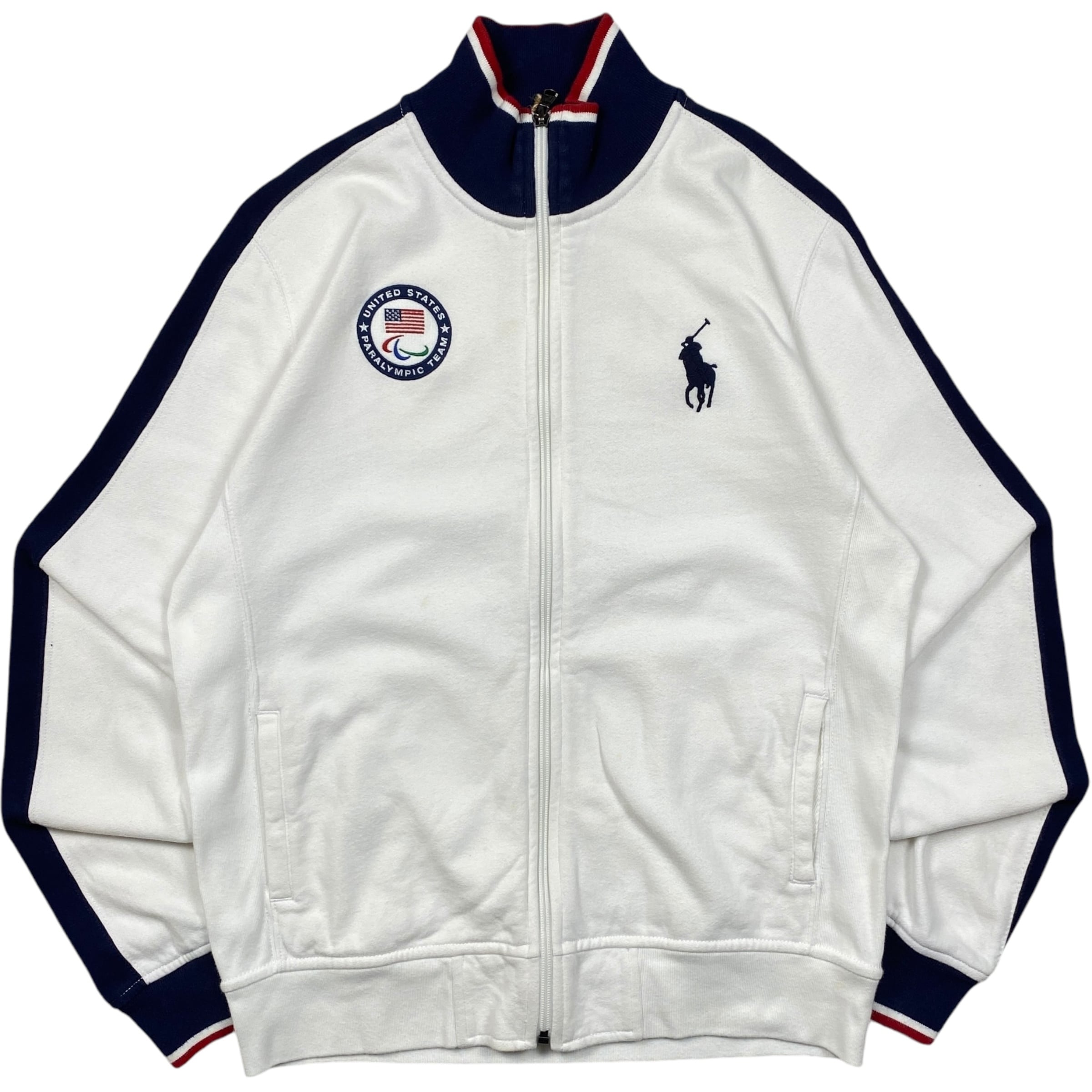 《L》Ralph Lauren ラルフローレン フルジップスウェット トラックジャケット no.4313