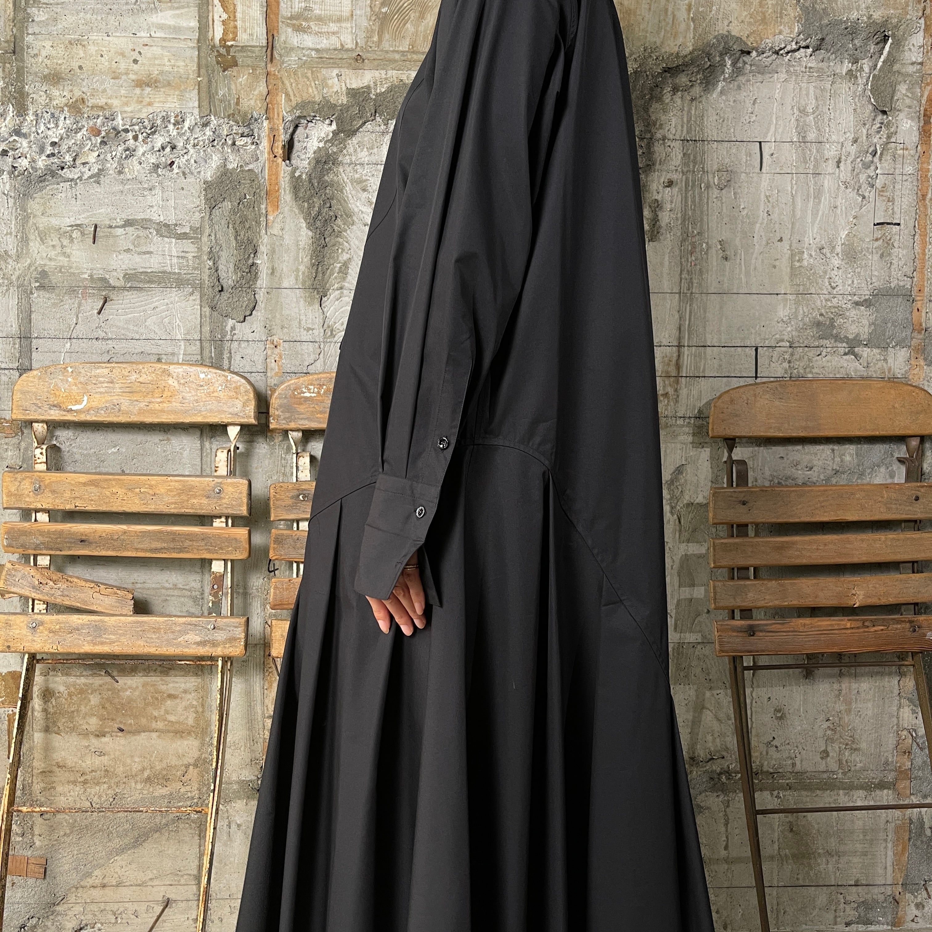 HYKE【ハイク】T/C BOSOM SHIRT DRESS (16188) | Pay ID HYKE【ハイク】T/C BOSOM SHIRT DRESS (16188) | Pay ID