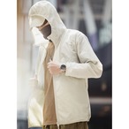 Hooded Packable Design Jacket ◇3color H0166