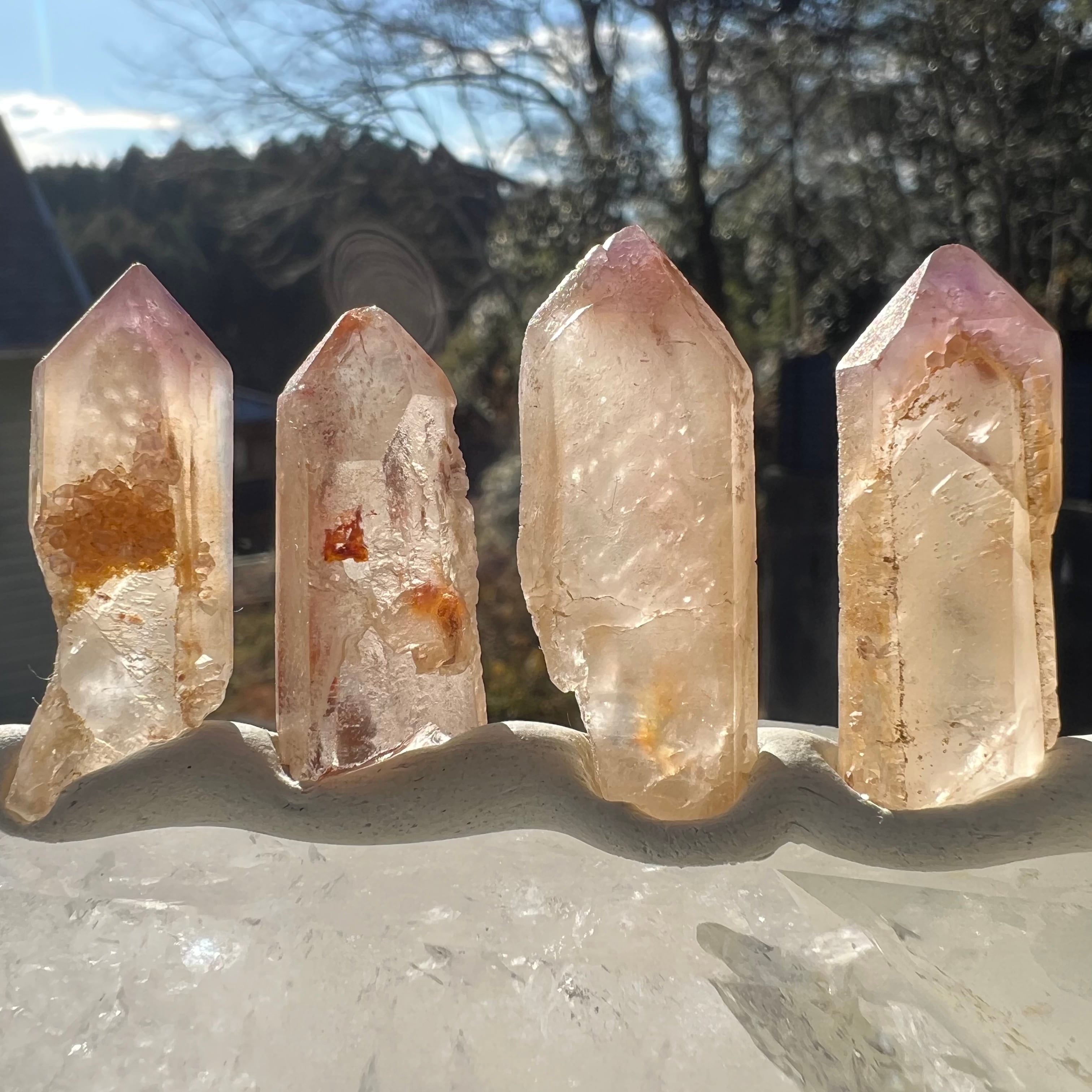 マニハール産 ライトスモーキークォーツ スターブラリー