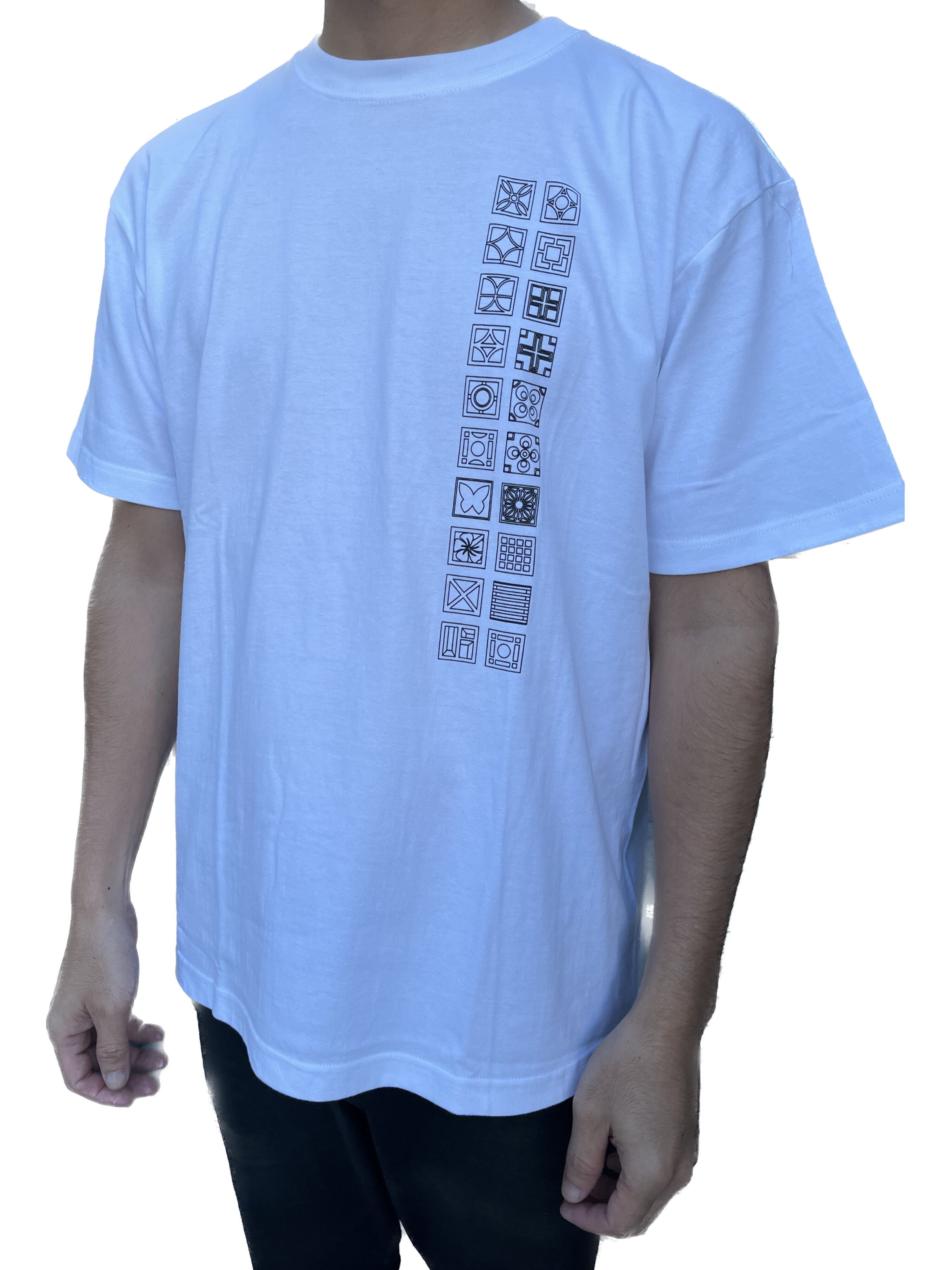 花ブロック】Tシャツ 男女兼用 | Hana-Block Hompo