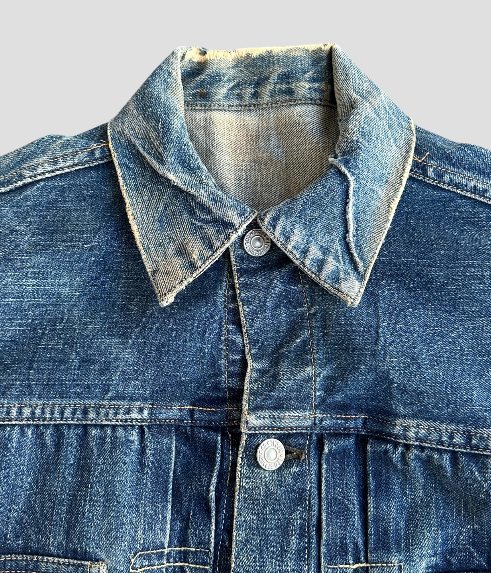 Levi's- Vintage 50s 507XX BIG E 2nd Denim Jacket | BEGGARS Levi's- Vintage 50s 507XX BIG E 2nd Denim Jacket | BEGGARS